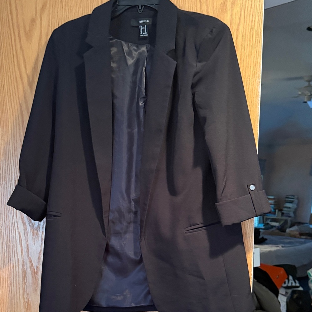 Forever 21 Black Blazer